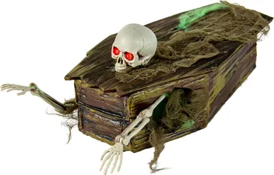 Produktbild von Skelett & Sarg Animatronic Deko 34cm