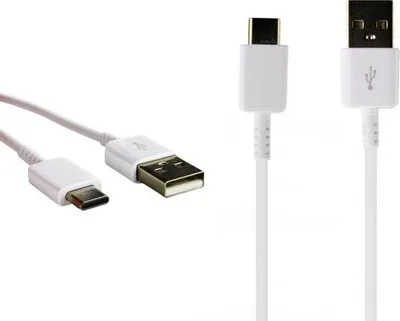 Produktbild von Samsung Datenkabel USB Typ C (5A) EP-DW700CWE weiß S8 G950 / S8+ G955 ( 1.5 m ) bulk
