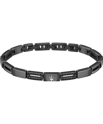 Image de MASERATI BRACELET CERAMIC BLACK CRYSTAL 100% acier inoxydable noir