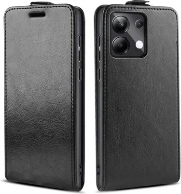 Produktbild von Handy Hülle für Xiaomi Redmi Note 13 Magnet Cover Case Klapphülle Schutzhülle Farbe: Schwarz