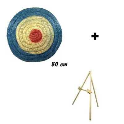 Produktbild von Lukostřelecký terč, malovaný slaměný terč, 80 cm + stojan