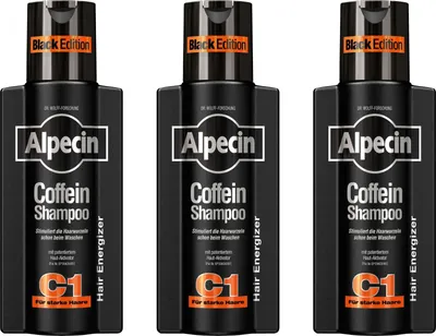Produktbild von Coffein-Shampoo C1 Black Edition 3x250 ml