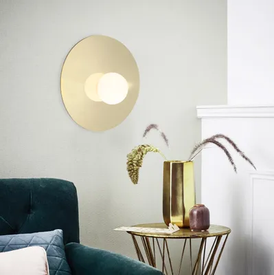 Produktbild von BRILLIANT Deckenleuchte Zon | moderne Deckenleuchte | Metall/Glas | gold | 1x G9 max. 10 W