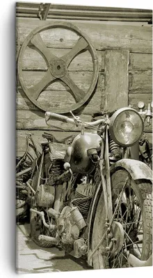 Produktbild von Bild auf Leinwand - Leinwandbild - Werkstatt Motor - 45x80cm - Wand Bild - Wanddeko - Wandbilder - Leinwanddruck - Bilder - Kunstdruck - Wanddekoration - Leinwand bilder - Wandkunst - PA45x80-3519