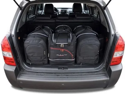 Produktbild von Hyundai Tucson 2004-2010 Kofferraumtaschen Set 4 Stk