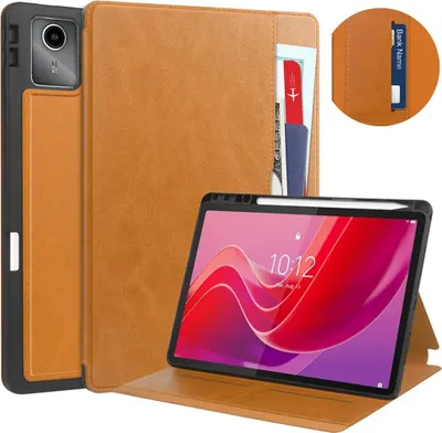 Immagine prodotto di Custodia in pelle con tasche per Lenovo Tab M11 TB330FU 10,95" (marrone)