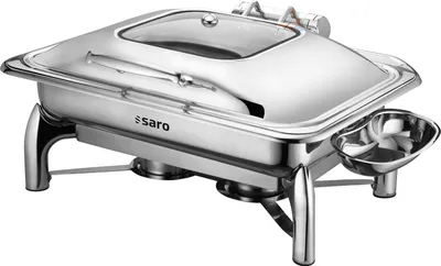 Immagine prodotto di Scaldavivande a induzione Saro con coperchio a chiusura automatica, modello Rainer 1/1 Gn