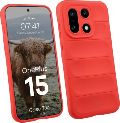 Produktbild von Robuste Handyhülle für OnePlus 15, Bizon Case Tur, Rot