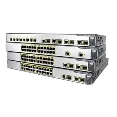 Produktbild von Cisco Catalyst Express 500-24LC, L2, gemanaged, 8000 Eintragungen, 10/100/1000 Mbps, 8,8 Gbit/Sek, RMON, SNMPv3