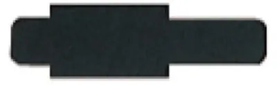 Produktbild von LEITZ 6030-00-95 Leitz 6030 Stecksignal, Hartfolie, 50 Stück, schwarz