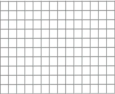 Produktbild von Drahtgitter-Seitenwand für Schulte Fachbodenregale mit Stecksystem | HxT 50x70cm | Glanzverzinkt