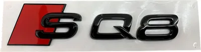 Zdjęcie produktu dla Oryginalny emblemat Audi SQ8 Q8 Black Edition Emblemat z logo w kolorze czarnym