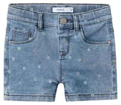 Productafbeelding van NAME IT Nmfsalli Slim DNM Shorts 3555-On, kleur: Noos