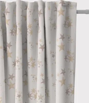 Produktbild von SCHÖNER LEBEN. Vorhang mit Smok-Schlaufenband Sterne beige gold 245cm