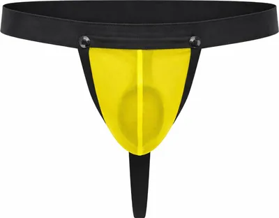Image de MODUS VIVENDI C-Ring Pleasure Thong Yellow - 1x Taille L