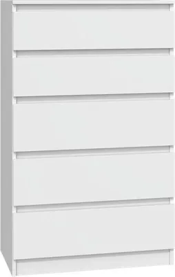 Produktbild von Kommode Wolfgang mit 5 Schubladen 70 cm in Weiß
