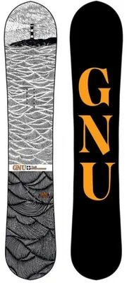 Produktbild von SNOWBOARD GNU T2B - Schwarz - 158W