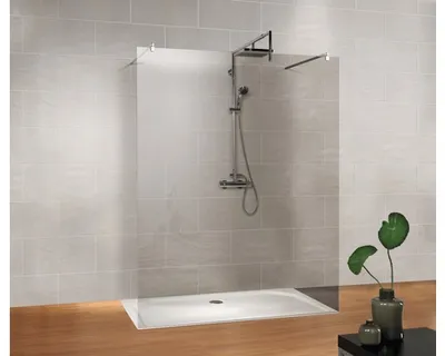Produktbild von Walk In Duschwand M8 Schulte MasterClass Breite 120 cm Klarglas Profilfarbe chrom