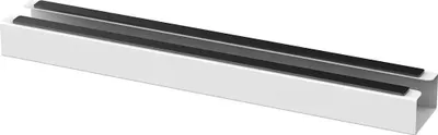 Image de Goulotte passe-câbles verticale de bureau, 35 cm, Blanc