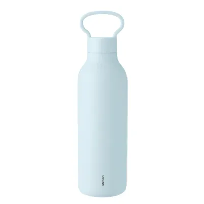 Produktbild von Stelton Isolierflasche Tabi, Edelstahl, Kunststoff, Silikon, Soft Ice Blue, 550 ml, 372-1