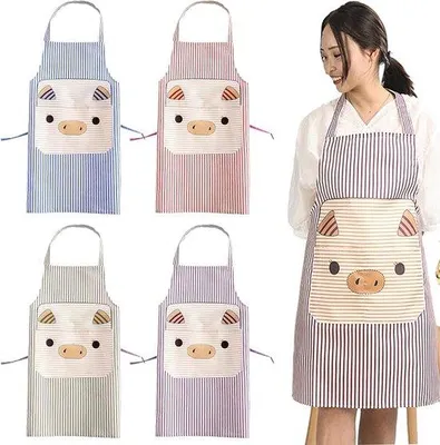 Produktbild von 4er-Set Kunstler-Schutzschorten mit 2 Taschen, Kochschutzschorten, anpassbare Schutzschorten, Kochschutzschorten, Herren- und Damen-Schutzschorten, Grill-Schutzschorten für Grill, Restaurant, Kaffee, Künstler (rot, blau, violett, braun)
