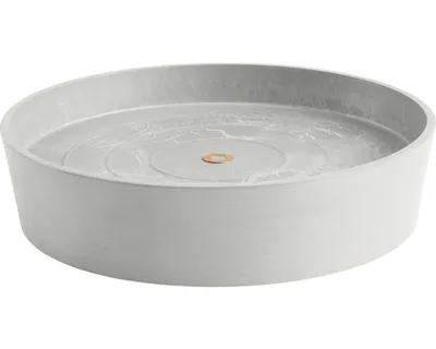 Produktbild von Untersetzer Ecopots mit Rollen Kunststoff Ø 34,1 cm H 9 cm grauweiß