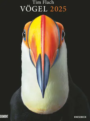 Produktbild von Tim Flach: Vögel 2025 - Posterkalender von DUMONT- Vogel-Por