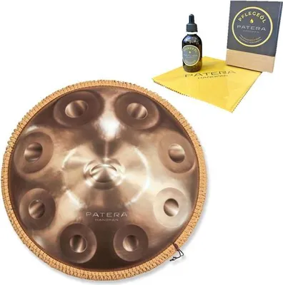 Produktbild von Patera Handpan HPDM-10 Compact Edelstahl D-Kurd mit Pflegeöl
