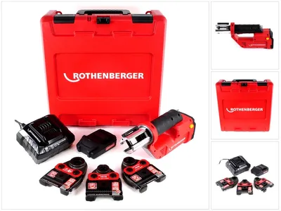 Produktbild von Rothenberger ROMAX Compact, Gerader Griff, Metall, Kunststoff, Schwarz, Metallisch, Rot, Deutschland, 1,6 cm, 2,6 cm