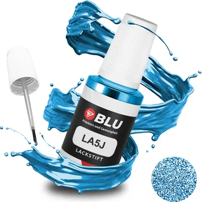 Produktbild von BLU Auto Lackstift Blau kompatibel für Volkswagen LA5J PacificBlue | Auto Lack Reparatur Ausbesserungslack