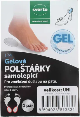 Produktbild von Svorto selbstklebende Gel-Pads - Fersenpolster
