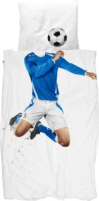 Obrázok produktu pre Snurk posteľná bielizeň futbalista červená 135 x 200