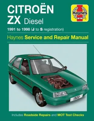 Obrázek produktu pro Citroen ZX Diesel (91 - 98) Haynes Repair Manual
