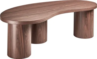 Obrázek produktu pro BELIANI Konferenční stolek tmavě hnědý MDF dýha 130 x 52 cm moderní design obývací pokoj