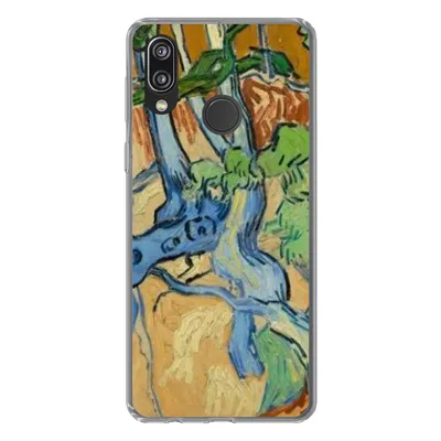 Produktbild von MuchoWow® Handyhülle Schutzhülle Hülle für Huawei P20 Lite (2020) Baumwurzeln - Vincent van Gogh Silikon Softcase Handy Hülle - Kartenhalter
