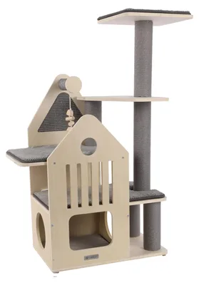 Image de Arbre a chat maisonnette et plateforme