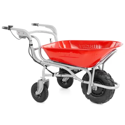 Produktbild von HECHT 2623 Elektro Schubkarre | 280 W | 100 Liter Mulde | 260 kg Tragkraft | 6 km/h | 24 V 12 Ah Akku