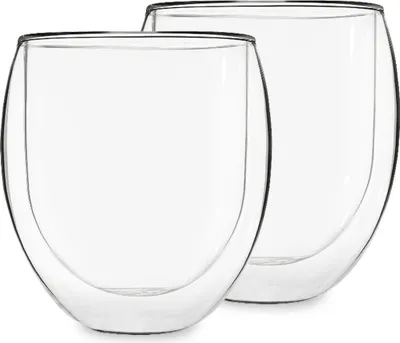 Produktbild von Feelino 2X Teetasse Aus Glas Doppelwandig, Teegläser, 400Ml Doppelwandige Teegläser, Teeglas Spülmaschinenfest, Thermo-Teegläser, Tee Gläser Mit Schwebeeffekt