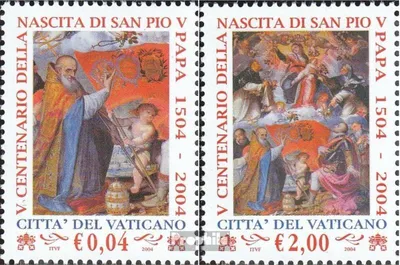 Produktbild von Briefmarken Vatikanstadt 2004 Mi 1482-1483 (kompl.Ausg.) postfrisch Geburtstag