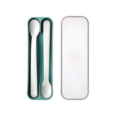 Produktbild von MEPAL Fütterlöffel mio deep turquoise 2er Pack