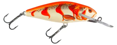 Produktbild von Salmo Perch Deep Runner Wobbler 8cm, Salmo Farben:Albino Perch, Länge/Gewicht/Laufverhalten/Tauchtiefe:8cm / 14g / Tiefläufer / 1.5-4.6m