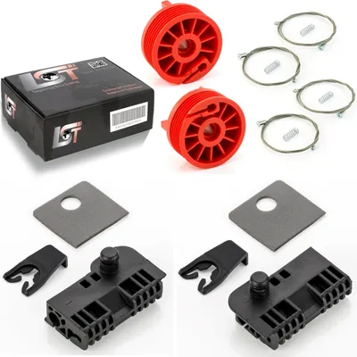 Produktbild von 2X Fensterheber Reparatursatz Set Hinten Links + Rechts Für Renault Clio 3 Iii