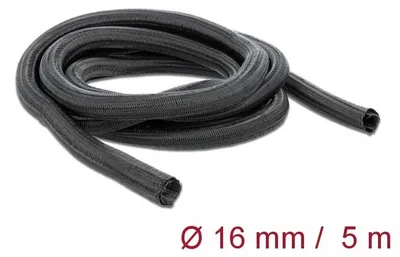 Immagine prodotto di DeLOCK - Braided sleeving - 5,0m - Schwarz (18910)