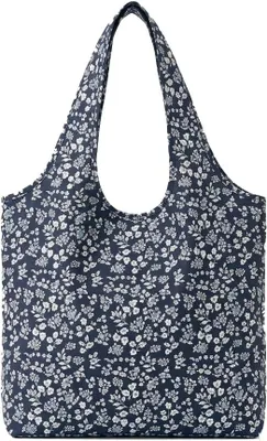 Produktbild von PolkaHome® Wiederverwendbare Einkaufstasche 19 L – Leichte, faltbare Tasche für Reisen, Alltag und Outdoor, waschbar, Berry