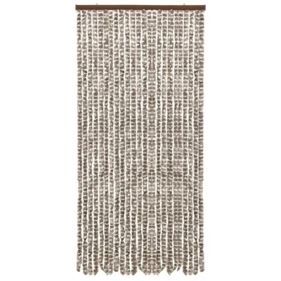 Produktbild von Insektenschutz-Vorhang Taupe und Weiß 100x220 cm Chenille