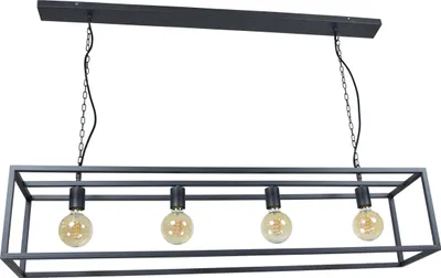 Zdjęcie produktu dla Lampa wisząca Frame, 4-punktowa, 120 cm, czarna