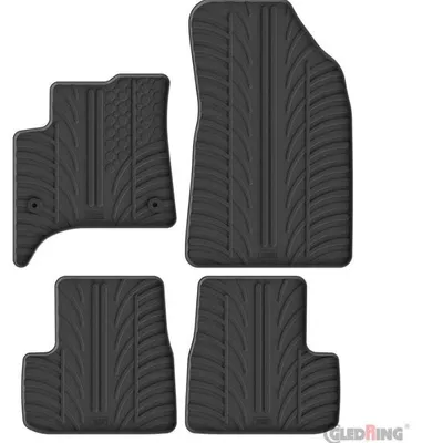 Produktbild von Gledring Fußmatten Set Gummi Vorne+Hinten