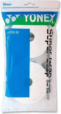 Produktbild von Yonex Wet Super Grap Ac102ex Tennis-overgrip 30 Einheiten Weiß  Weiß One Size