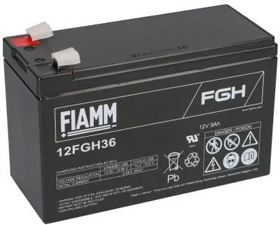 Obrázok produktu pre Olovená batéria Fiamm 12FGH36 Pb 12V / 9Ah Faston 6.3