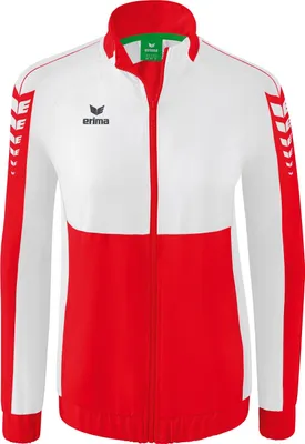 Produktbild von Erima Six Wings Präsentationsjacke Rot/Weiß - 44